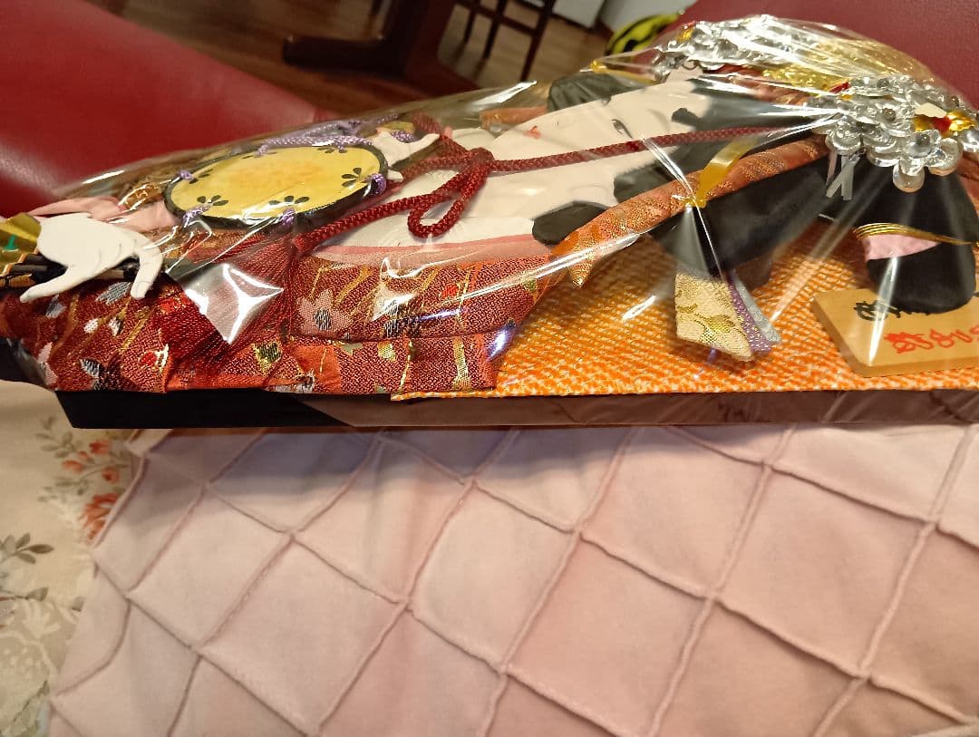 伝統的 　飾り羽子板 　専用額付き【高さ約60cmの大きな羽子板】