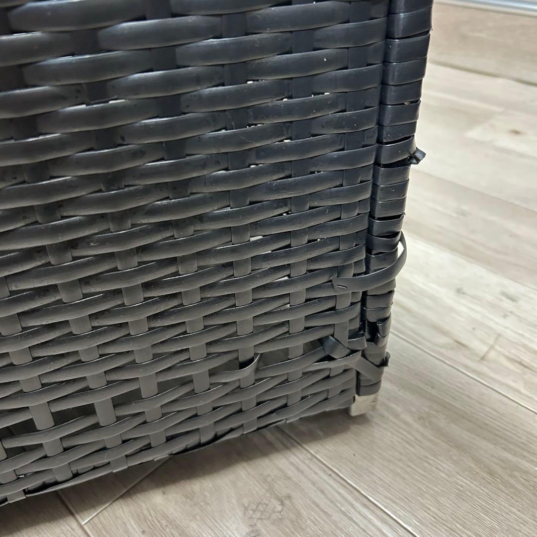 ※1脚のお値段です。ラタン調 リゾート風１人掛けソファ 87×80×67