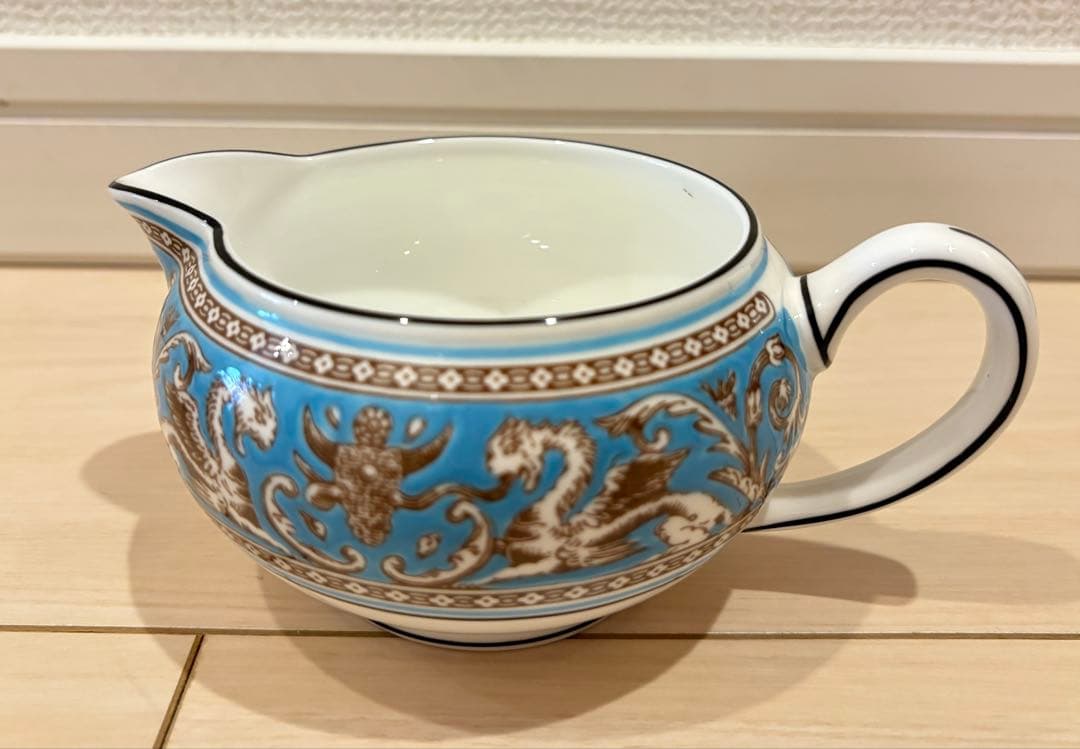 《美品》 フロレンティーン ターコイズ ティーセット　12点