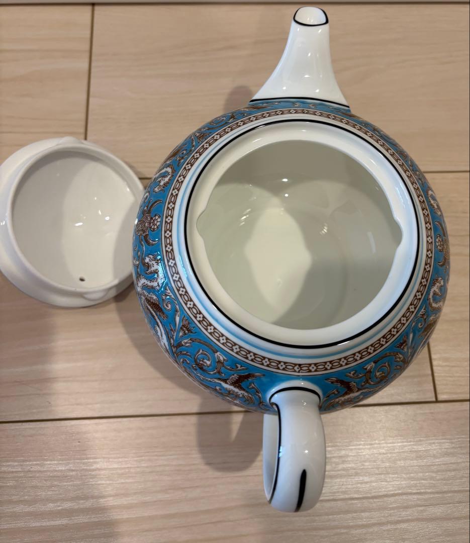 《美品》 フロレンティーン ターコイズ ティーセット　12点