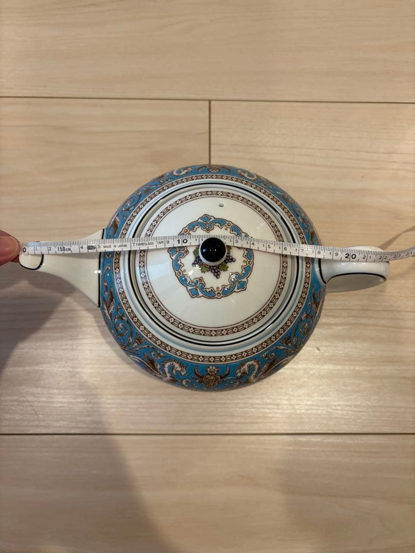 《美品》 フロレンティーン ターコイズ ティーセット　12点