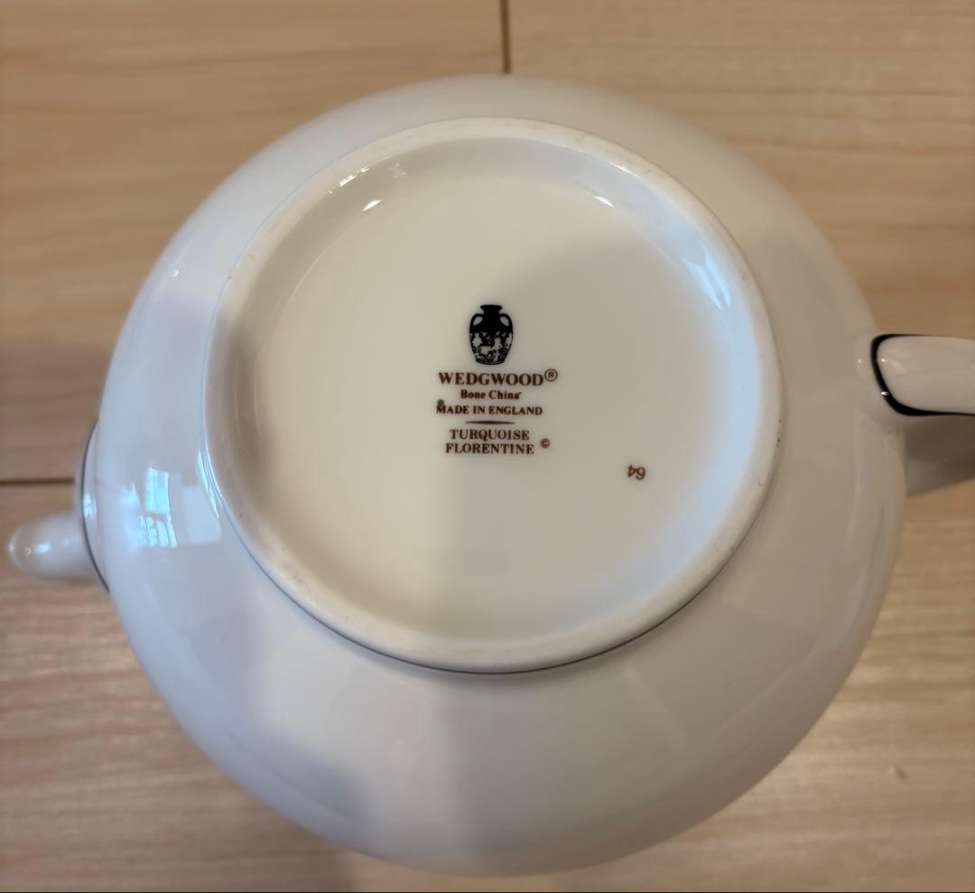 《美品》 フロレンティーン ターコイズ ティーセット　12点