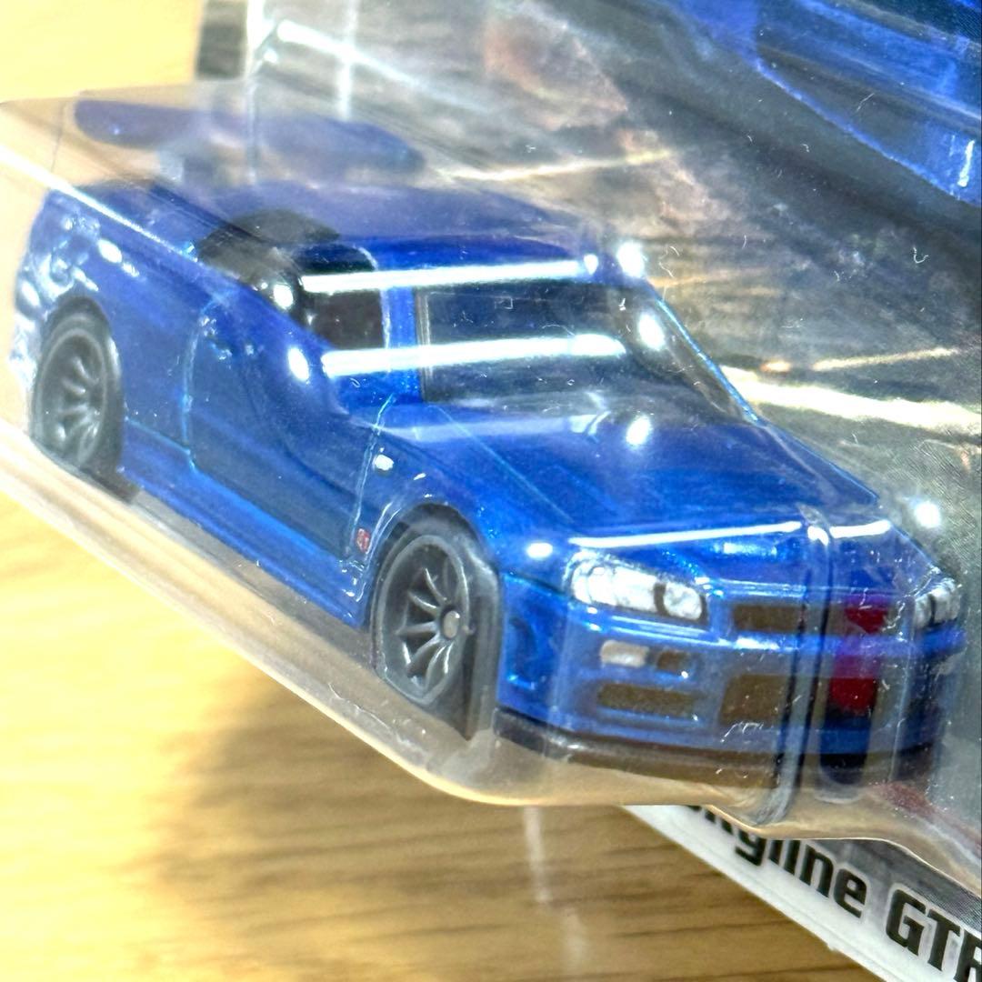 ホットウィール ワイルドスピード 日産 スカイライン GT-R R34 青