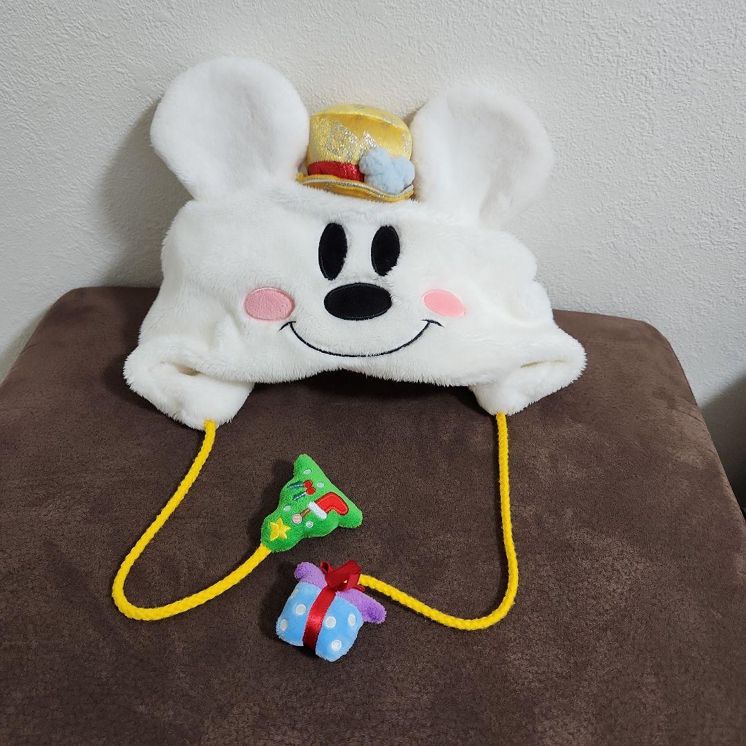 2013年】ディズニー ファンキャップ リバーシブル クリスマス ホワイト