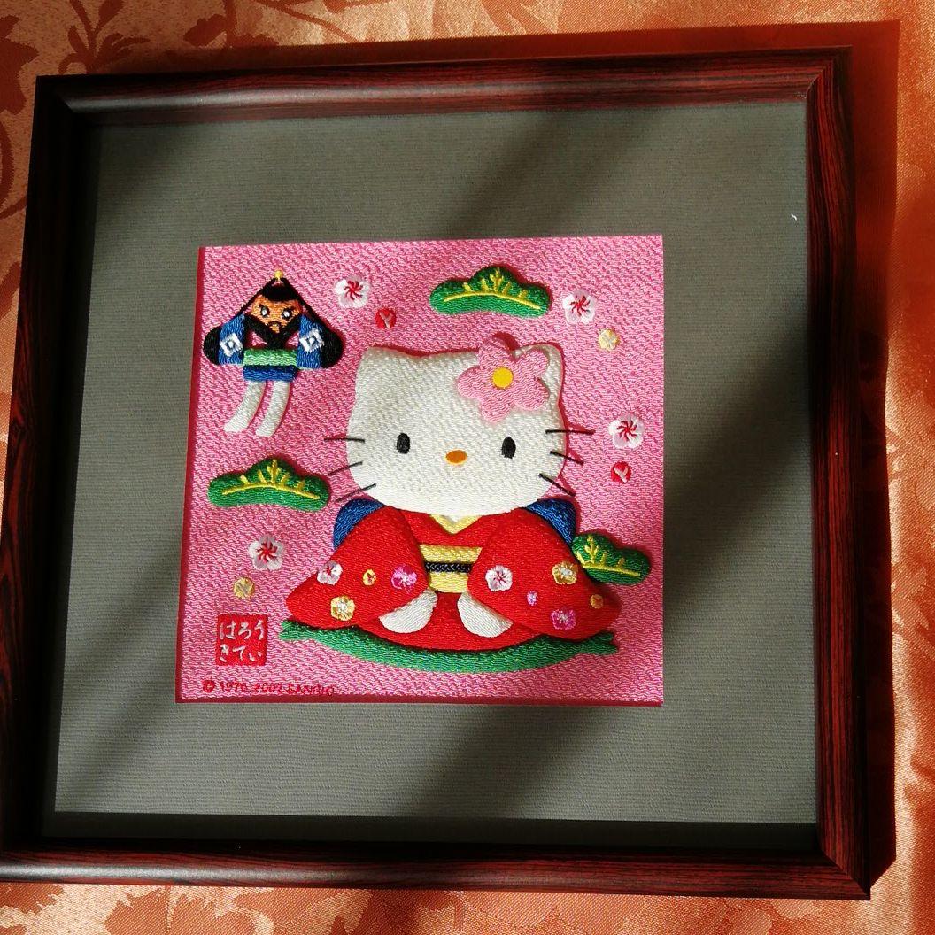 ハローキティ【超レア】はろうきてぃ工房　飾り額　Hello Kitty