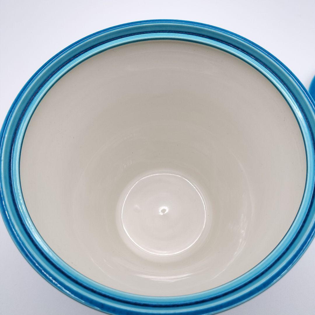 408 水指 末広水指 浅黄交趾 翠嵐 塗蓋付 茶道具 茶道　古物　中村