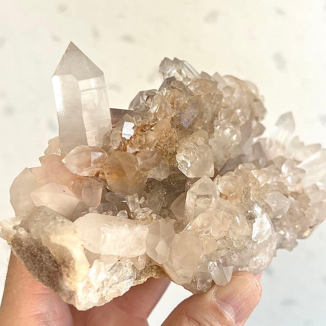 迫力あり　ヒマラヤ水晶　マニカラン産クラスター　天然　　3