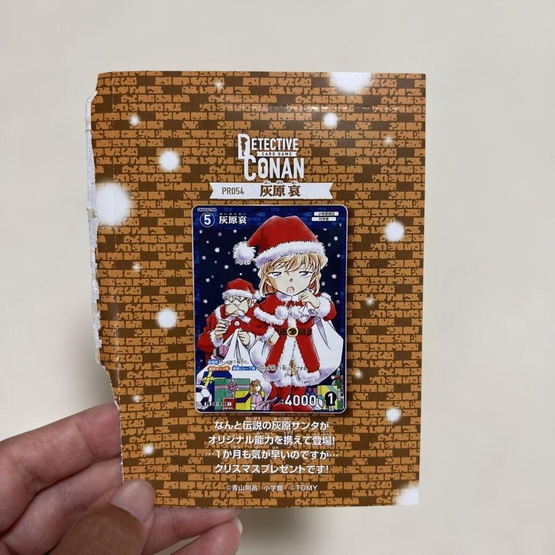 び*こ様 少年サンデー付録 名探偵コナン 灰原哀 クリスマスカード