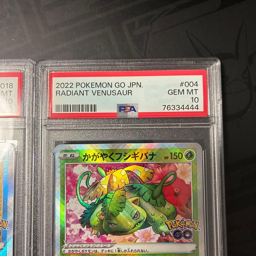 ポケモンGO かがやくカメックス　フシギバナpsa10 連番セット