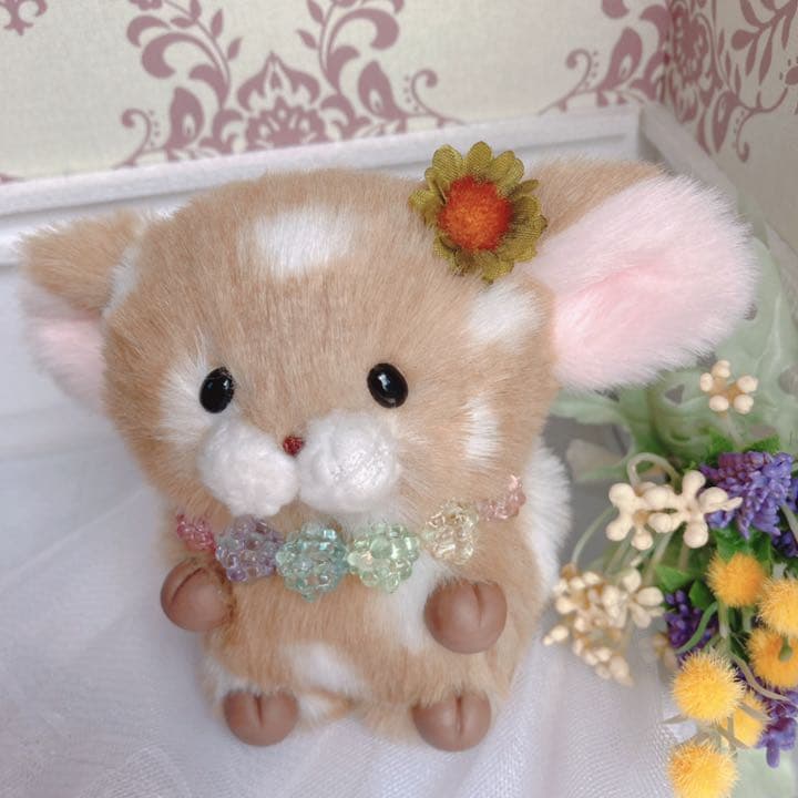 ★ハンドメイドぬいぐるみ★ こんぺいとうちゃん☆こじかのバンビちゃん