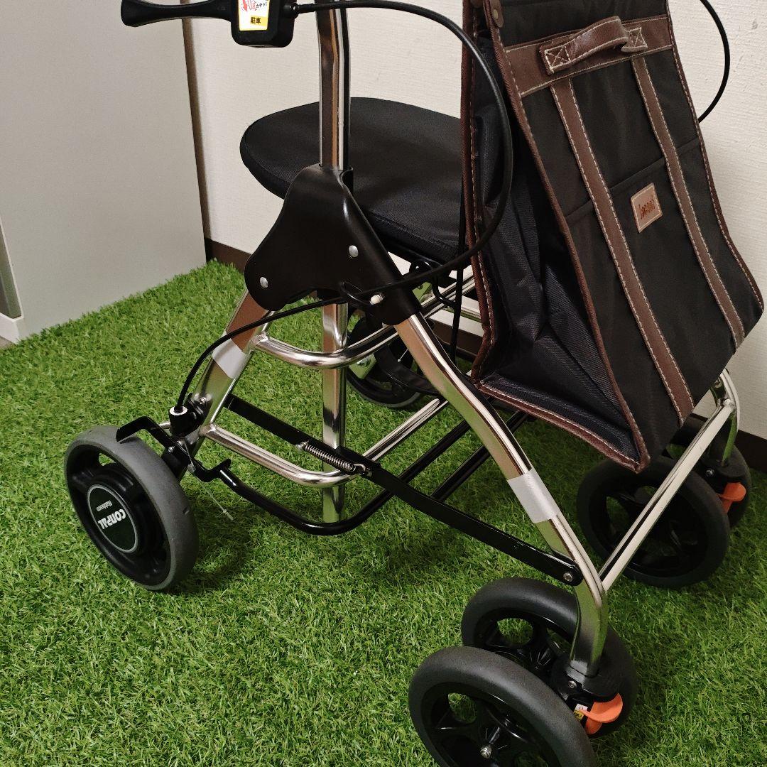 幸和製作所 抑速ブレーキ付 シルバーカー 歩行車 テイコブリトルR HS05R