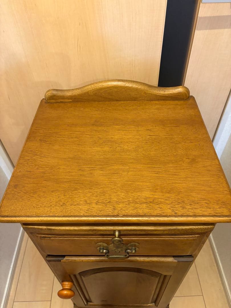 希少　karimoku / カリモク 電話台 FAX台 レトロ　アンティーク