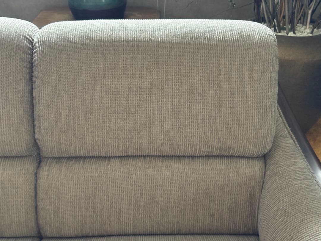 ② 希少　グレーファブリック　セパレートソファ　ビンテージソファ　nZ