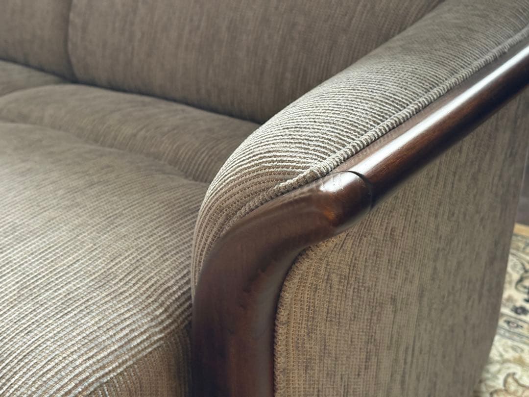 ② 希少　グレーファブリック　セパレートソファ　ビンテージソファ　nZ