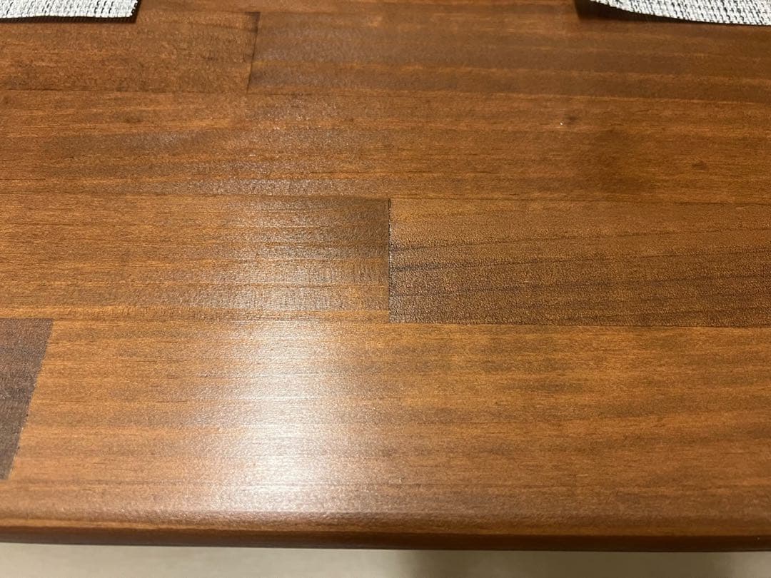 【送料無料】 ローテーブル 正方形 90cm パイン ブラウン 折りたたみ脚