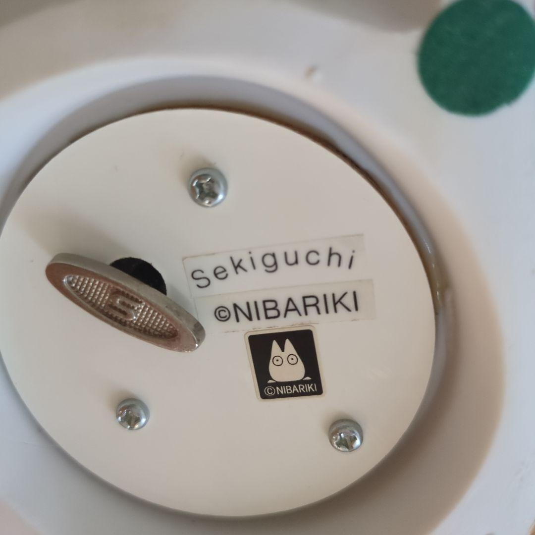 トトロとメイの陶器製置物 ジブリ　 オルゴール　さんぼ