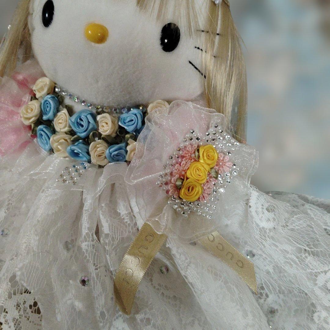 hello Kitty ウェディングドール ティアラ付き