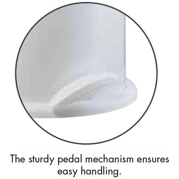 wesco ペダルビン 13L ごみ箱 30cm x 45cm ライムグリーン