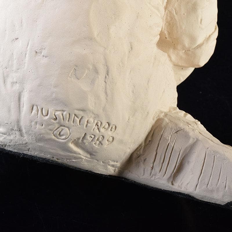オースティン・スカルプチャー　石膏オブジェ　女の子　置物　箱付　N　7130C