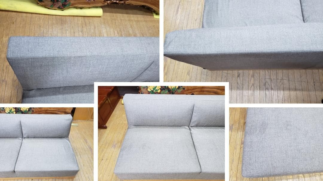 a35　TIME＆STYLE　リビングスケープ　オーク材　２人掛けソファ