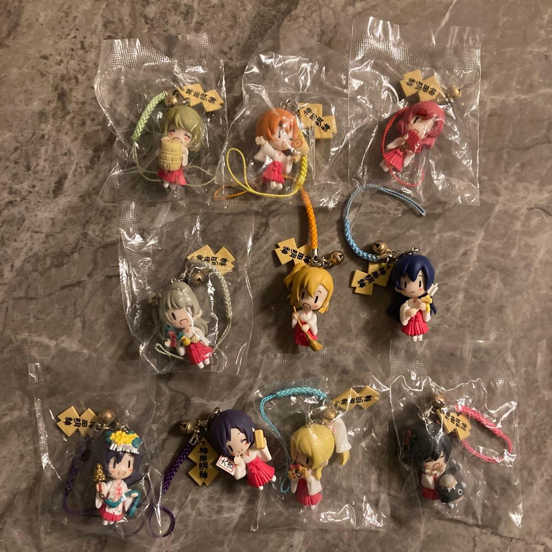 ラブライブ！ 神田明神 フィギュアストラップ 全10種セット 神田明神