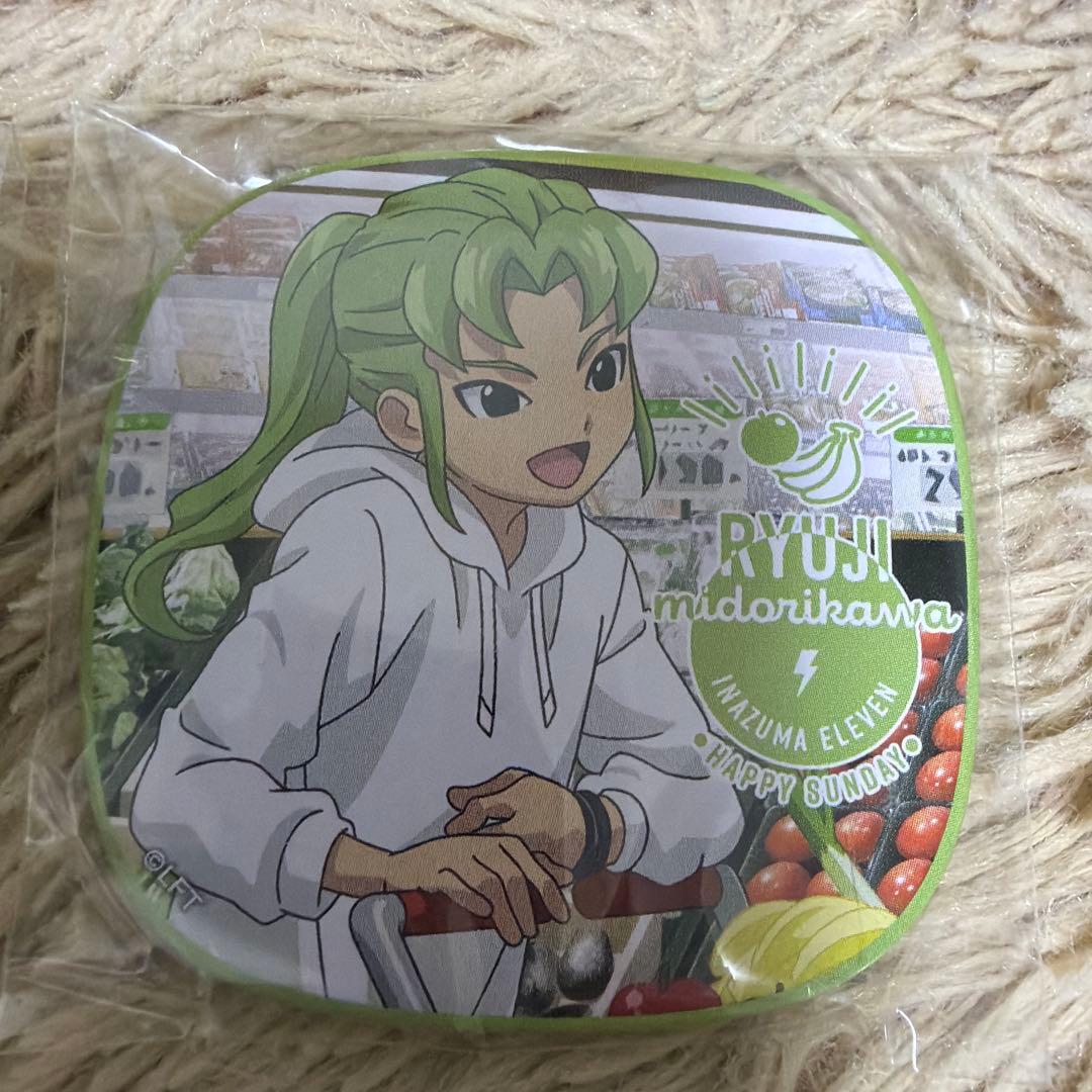 イナズマイレブン 円堂守、緑川リュウジ、風丸一郎太、豪炎寺修也、缶