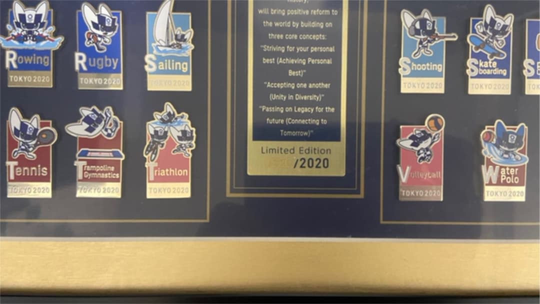 東京2020オリンピック全競技額装ピンバッジセット