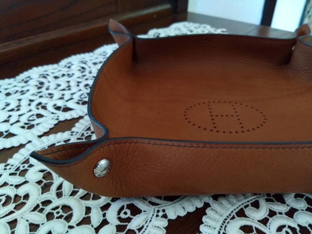 エルメス ：正規品：ヴィドポッシュ トレー 　L大型　小物入れ　刻印あり