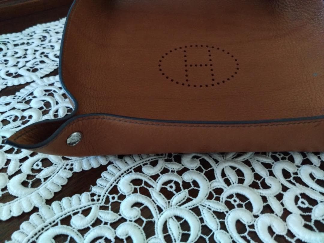 エルメス ：正規品：ヴィドポッシュ トレー 　L大型　小物入れ　刻印あり