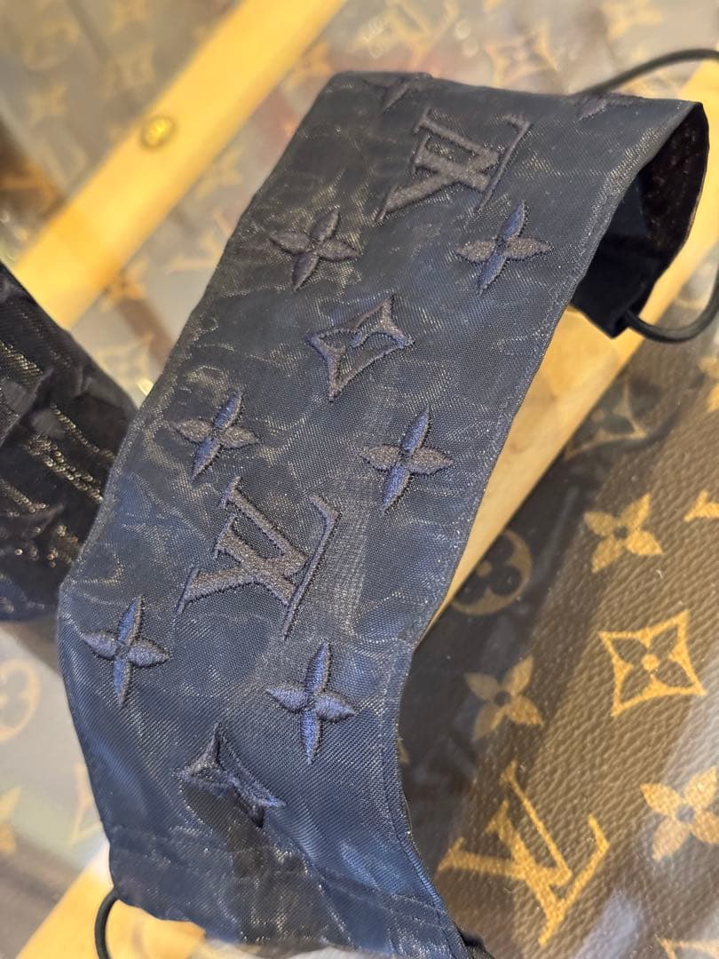 Louis Vuitton ブラック マスクカバー マスクケース