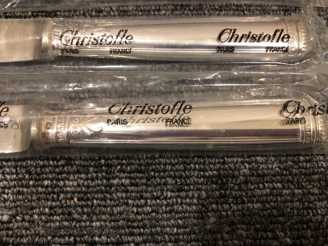 Christofle マルメゾン シルバープレート ディナーナイフ 4本 新品