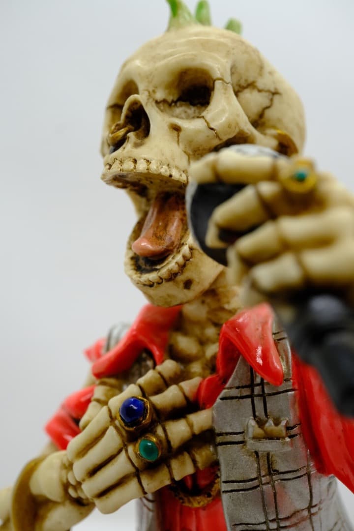 W.U.I. スカル　ROCK TO DEATH フィギュア 骸骨 バンド