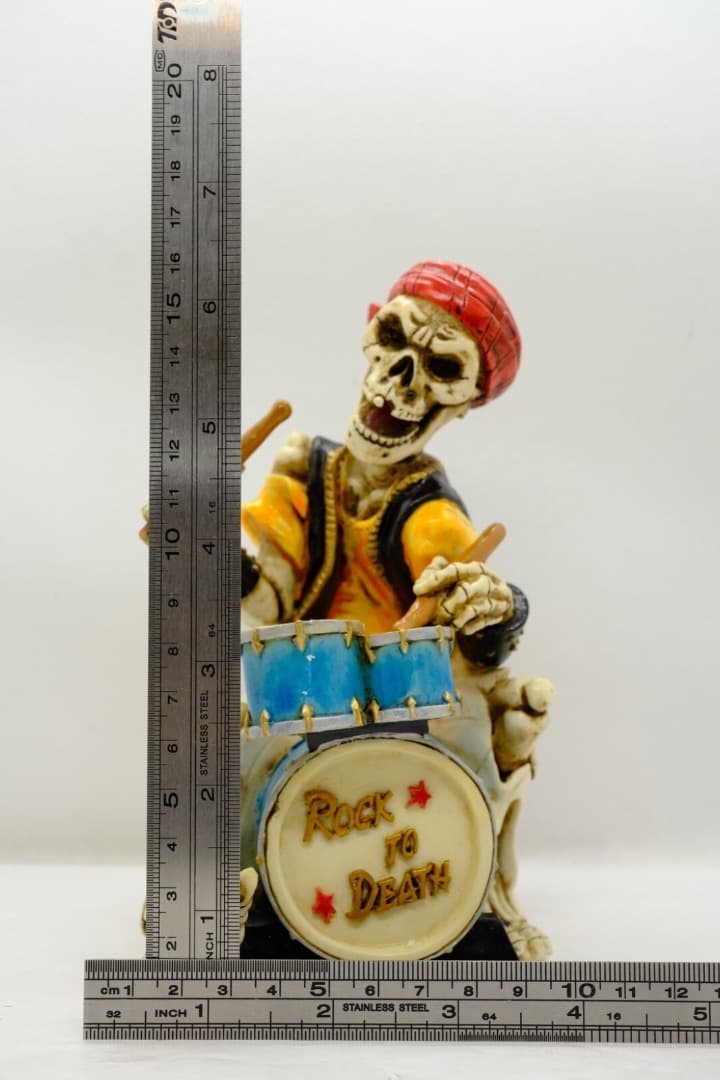 W.U.I. スカル　ROCK TO DEATH フィギュア 骸骨 バンド