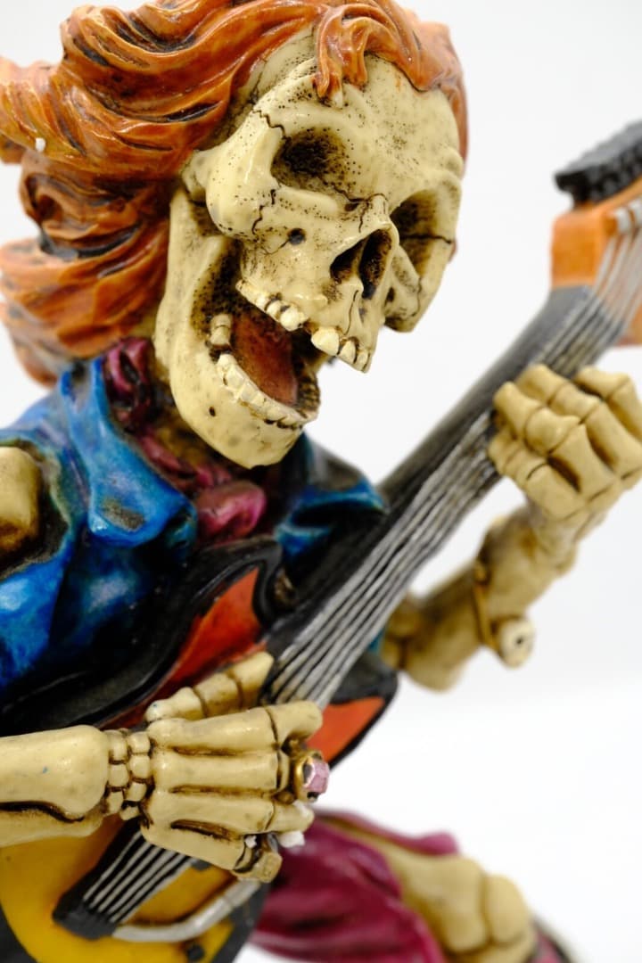 W.U.I. スカル　ROCK TO DEATH フィギュア 骸骨 バンド