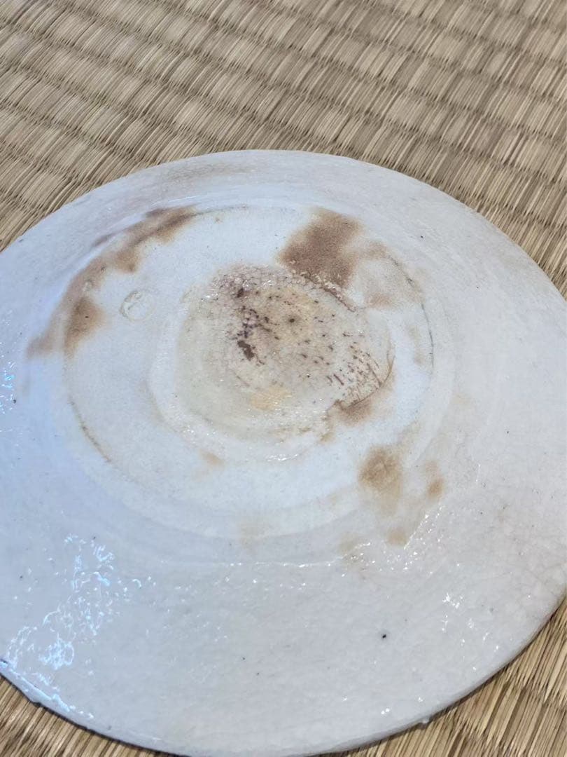 加藤作助(景正二十五世) 作 志野 絵付皿 向付 10客 名工 懐石料理道具