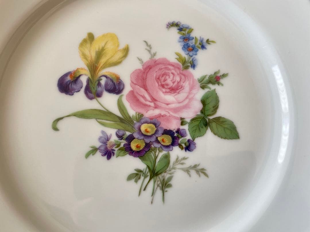 【値下げしました】リンドナー/ドイツ製、19cm中皿6枚《希少品》