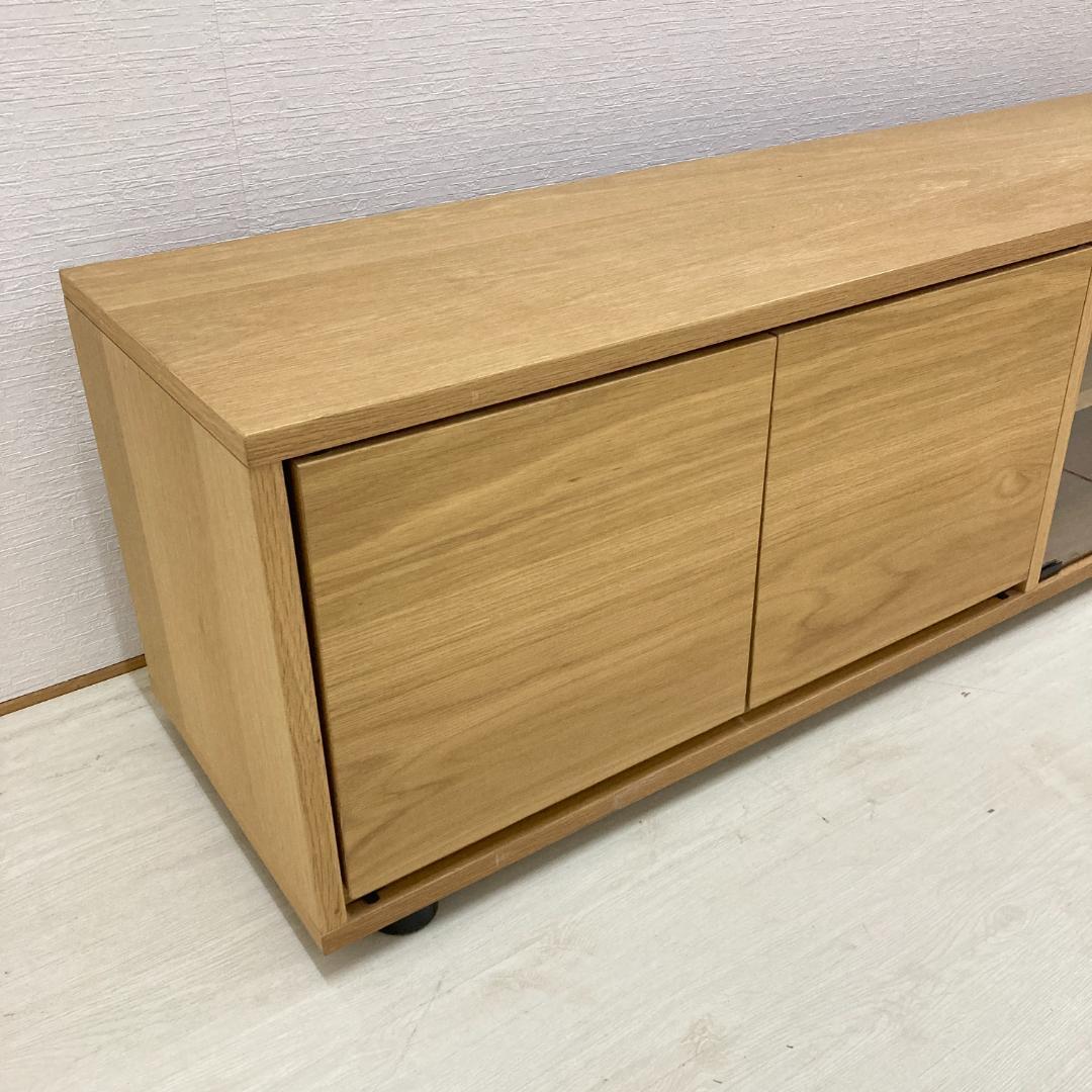 無印良品　スタッキングキャビネット オーク材 テレビ台　ローボード　テレビボード