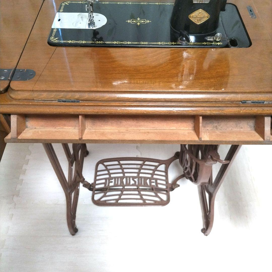 福助 FUKUSUKE ミシン台 アンティークミシン フクスケ - メルカリ