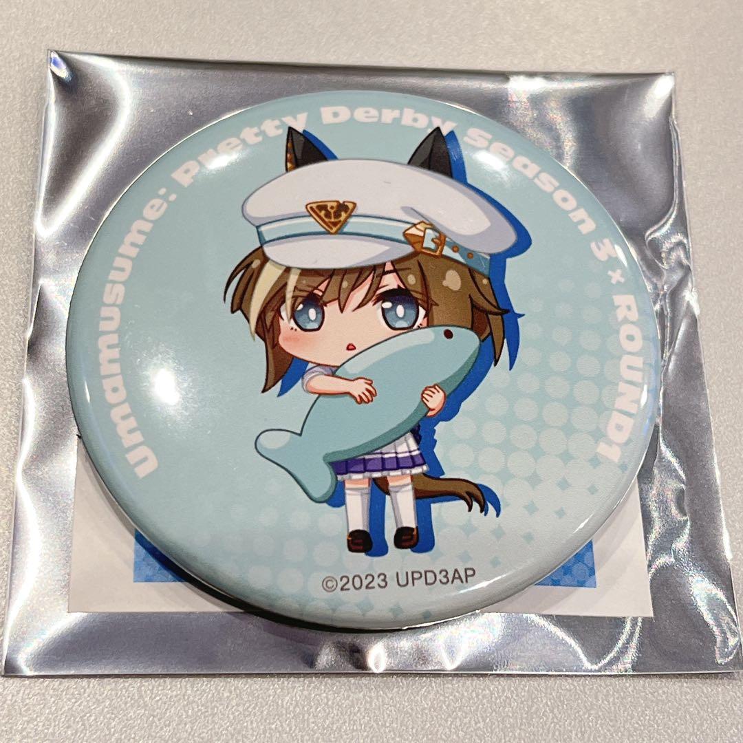 シュヴァルグラン ちびキャラ缶バッジ ウマ娘 ラウンドワン - メルカリ
