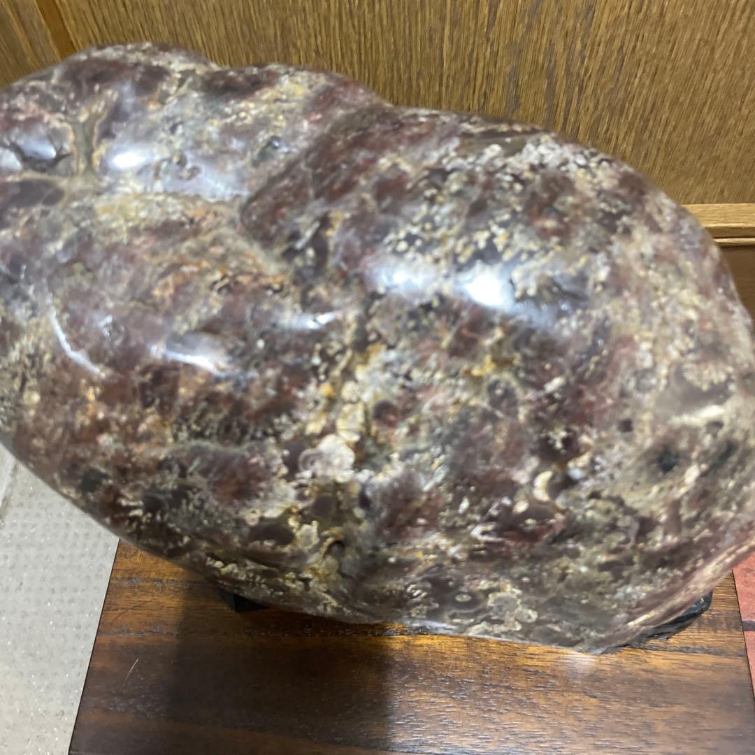 梅花石 およそ5㌔ 鑑賞石 観賞石 水石 盆石 天然石 置物 鉱物 台付