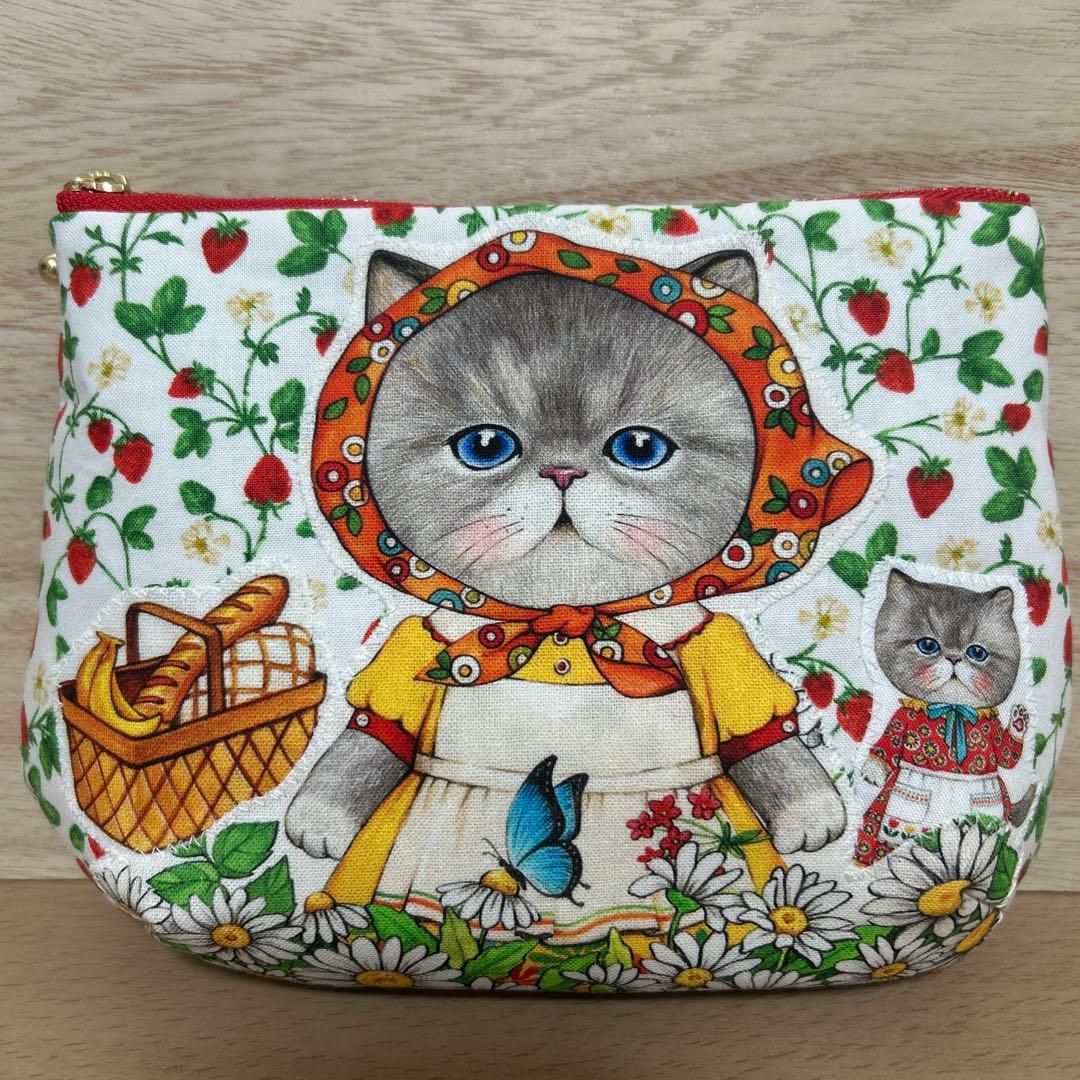 ハンドメイド　ころりんミニミニポーチ　コヤンイサムチョン☆両面ルミちゃん☆