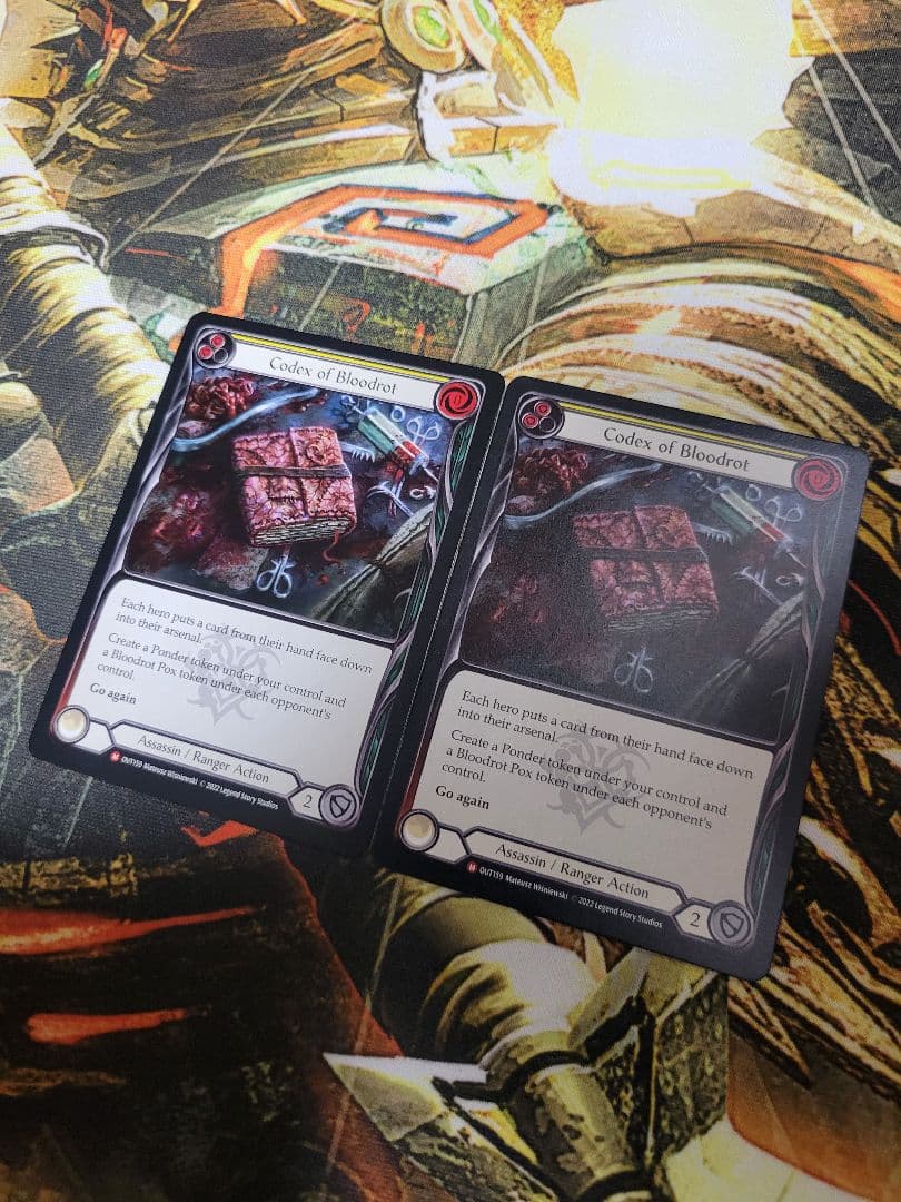 Codex of Bloodrot 2枚セット FLESH AND BLOOD - メルカリ