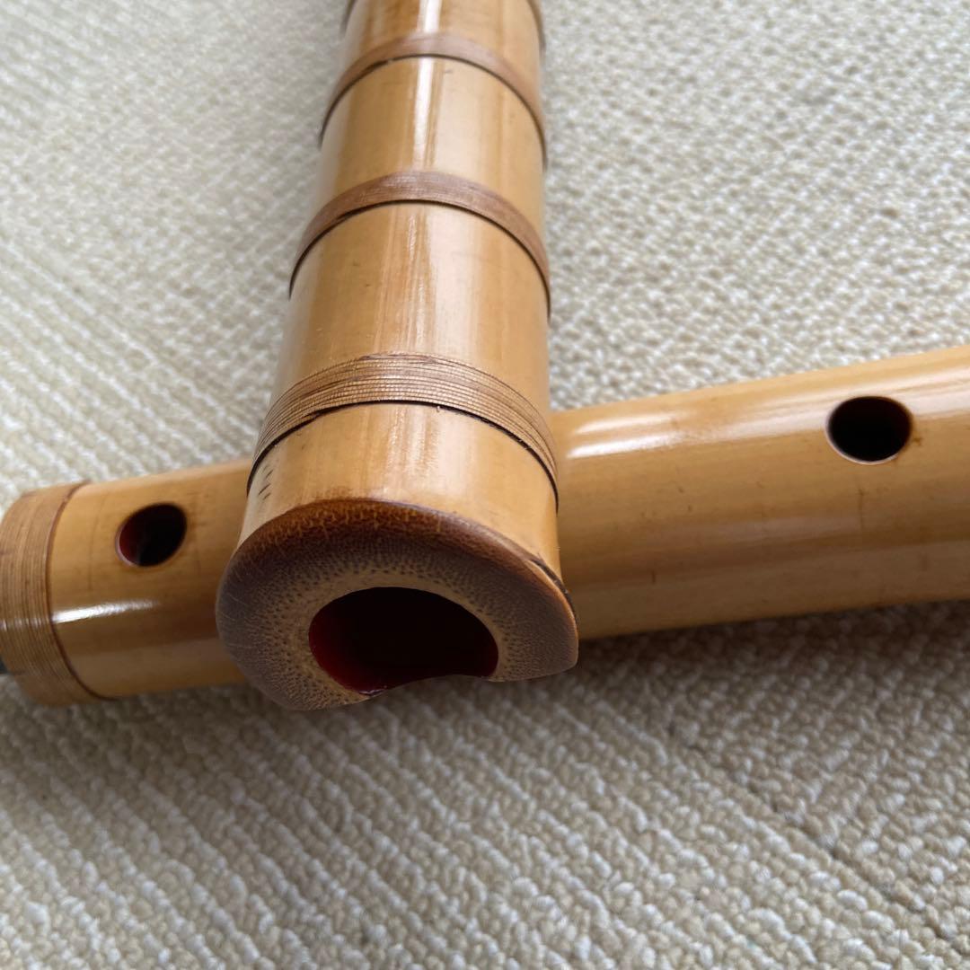 179尺八　一尺八寸管　銘　春山