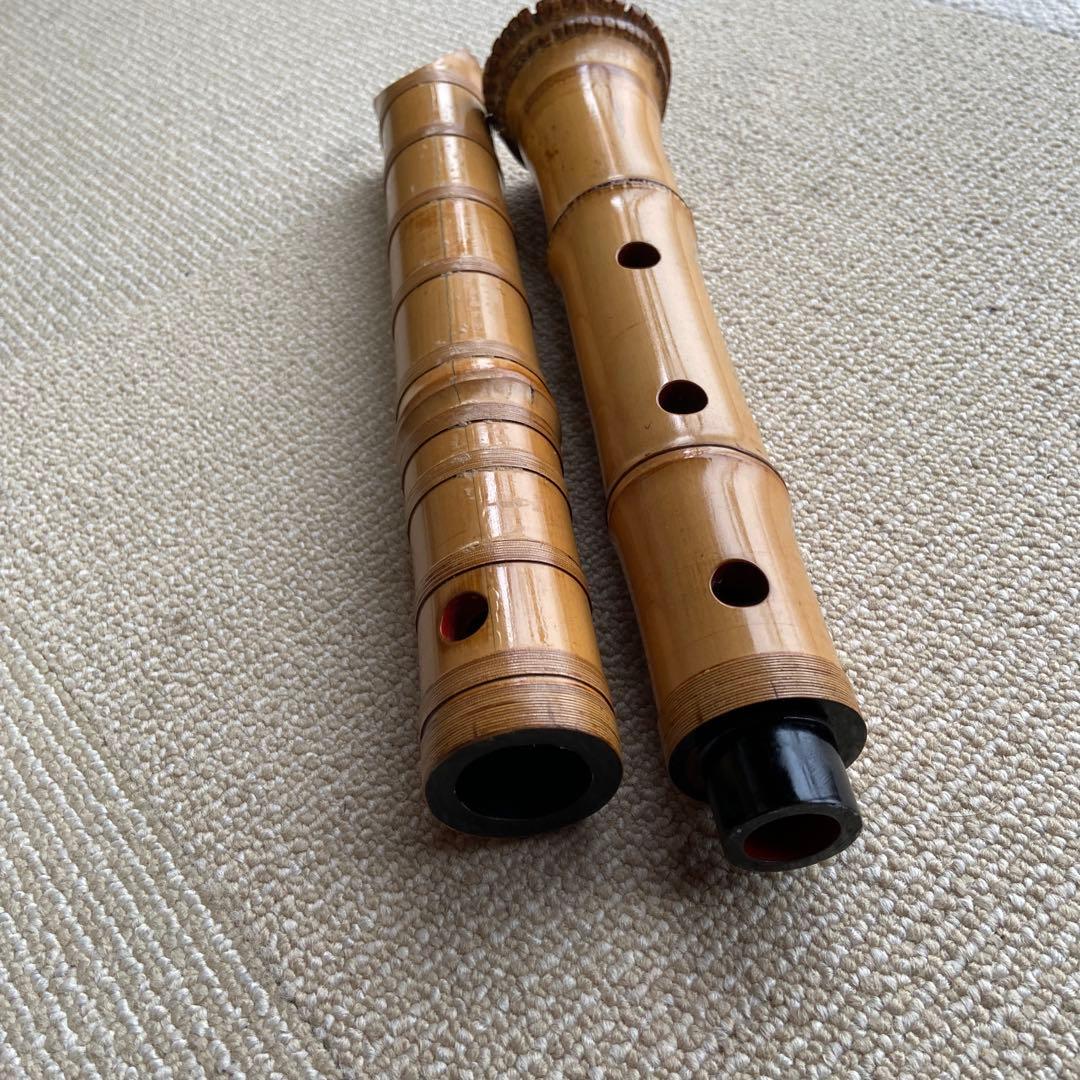 179尺八　一尺八寸管　銘　春山