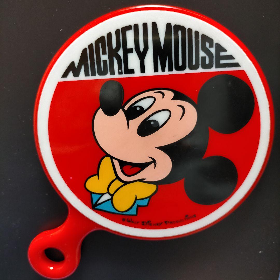 ミッキーマウス」手鏡 ミラー / 昭和 レトロ 希少 - メルカリ