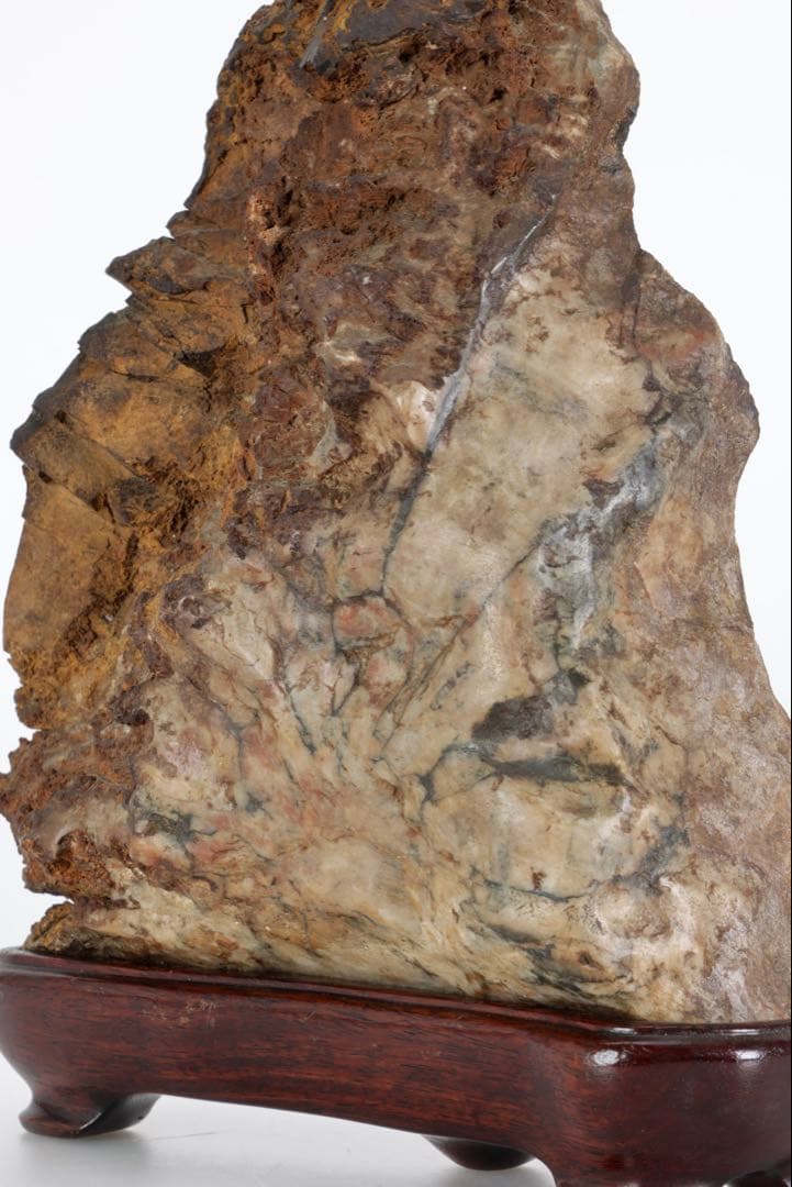 菊花石 菊紋石 大輪 紋石 台座付 3.2kg 鑑賞石 原石 自然石 美石 水石