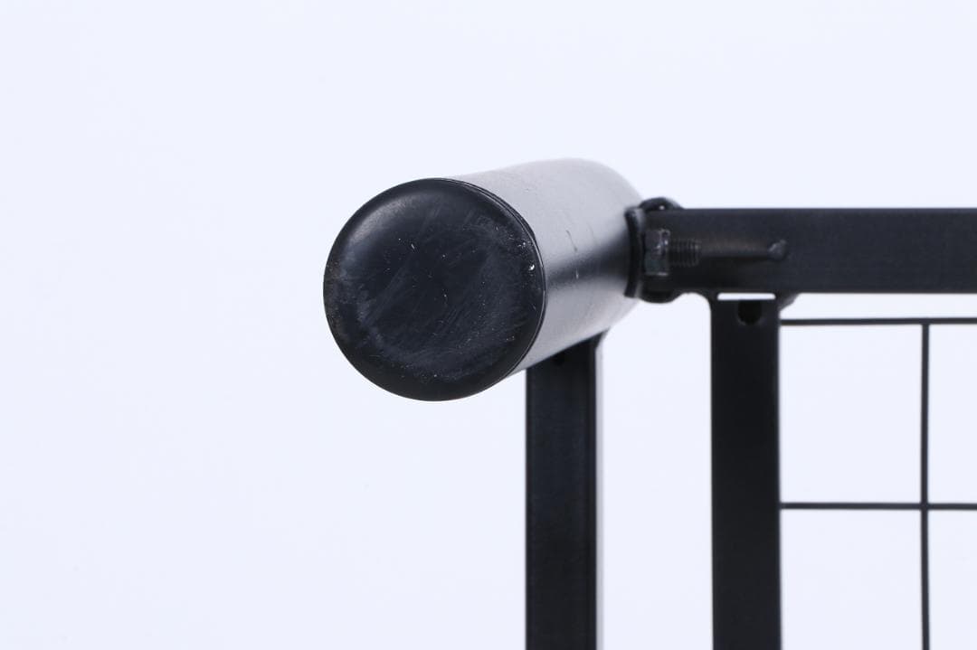 【新品・送料無料】宮付　シングルベッド　タンテ　ブラック