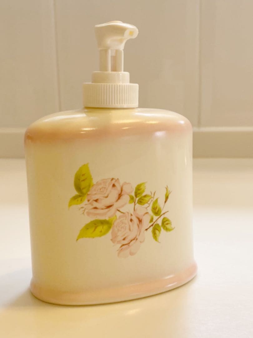 未使用品　イマン　ローションボトル　ダイアナローズ　陶器　アンティーク