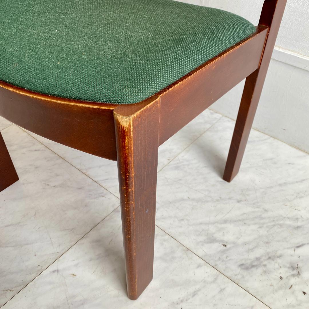 秋田木工 籐張り ダイニングチェア 曲木 椅子 ビンテージ 昭和レトロ