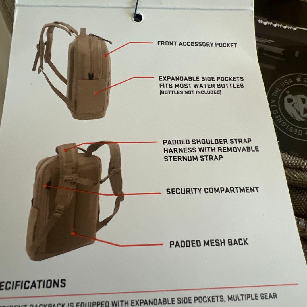 アメリカ直輸入 新品実物 米軍特殊作戦グループ (SOG)用砂漠色戦闘リュック